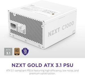 NZXT C1000 Gold ATX 3.1 1000W White