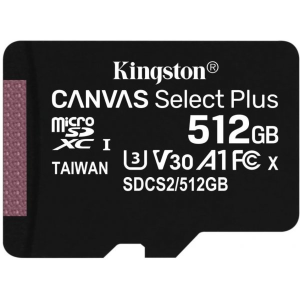 MEMORY MICRO SDXC 512GB UHS-I/W/ADAPTER SDCS2/512GB KINGSTON