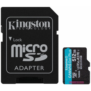 MEMORY MICRO SDXC 512GB UHS-I/W/ADAPTER SDCG3/512GB KINGSTON