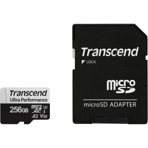 MEMORY MICRO SDXC 256GB W/A/UHS-I TS256GUSD340S TRANSCEND