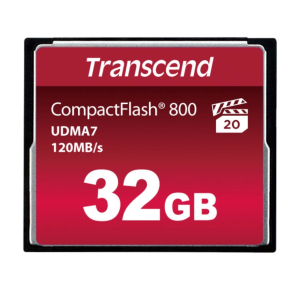 MEMORY COMPACT FLASH 32GB/800X TS32GCF800 TRANSCEND