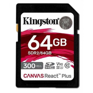 MEMORY SDXC 64GB C10/SDR2/64GB KINGSTON