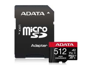 MEMORY MICRO SDXC 512GB W/AD./AUSDX512GUI3V30SHA2-RA1 ADATA