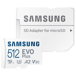 MEMORY MICRO SDXC EVO+ 512GB/V30 W/A MB-MC512SA/EU SAMSUNG