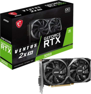 MSI NVIDIA GeForce RTX 3050 Ventus 2X XS OC 8GB GDDR6