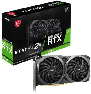 MSI NVIDIA GeForce RTX 3060 VENTUS 2X OC 8GB GDDR6