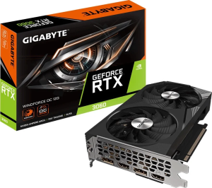 Gigabyte NVIDIA GeForce RTX 3060 WindForce OC 2.0 12GB GDDR6