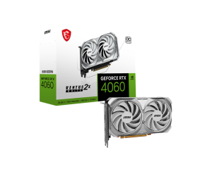 MSI NVIDIA GeForce RTX 4060 Ventus 2X White OC 8GB GDDR6