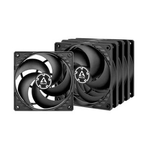 ARCTIC P12 PWM PST Value Pack 120mm Black 5-Pack