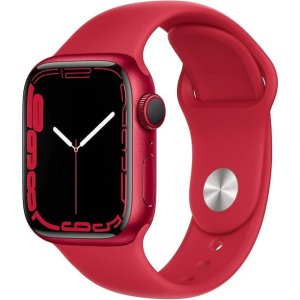 Apple Watch Series 9 41mm Red Aluminum Case with Sport band (S/M) - Red