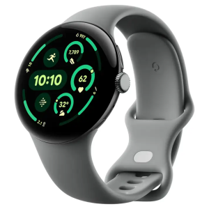Google Pixel Watch 3 45mm Matte Hazel Aluminum Case with Sport Band – Hazel