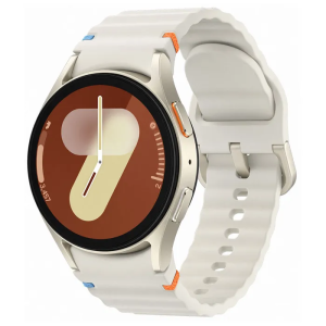 Samsung Galaxy Watch7 40mm Cream Aluminum Case with Sport Band (S/M) – Cream