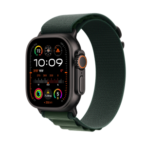 Apple Watch Ultra 2 LTE 49mm Black Titanium Case with Alpine Loop (L) – Dark Green