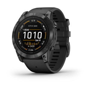 Garmin epix™ Pro (Gen 2) Standard 51mm Slate Gray Case with Black Silicone Band