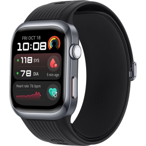 Huawei Watch D2 48mm Aluminium Case with Black Fluoroelastomer Strap
