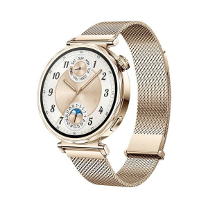 Huawei WATCH GT 5 41mm Boîtier en acier inoxydable avec bracelet milanais - Or