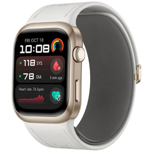 Huawei Watch D2 48mm Gold Aluminum Case with White Composite Leather Strap